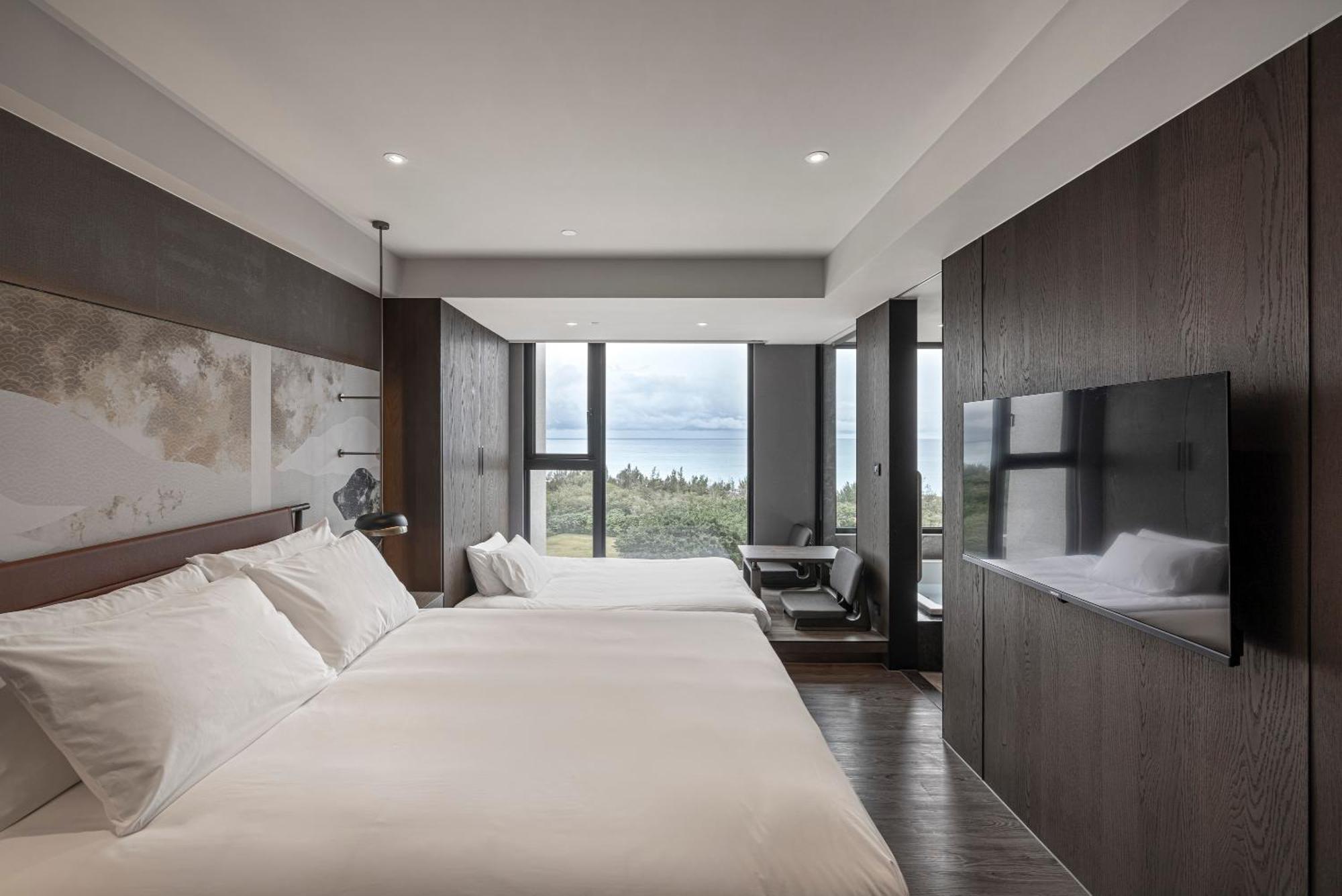 Lakeshore Hotel Hualien Taroko Shunan Camera foto A guest room at the hotel